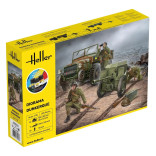 KIT PARA MONTAR HELLER STARTER KIT DIORAMA DUNKERQUE 1/35 295 PEÇAS COMPLETO COM TINTAS COLA E PINCEL HLR 35326